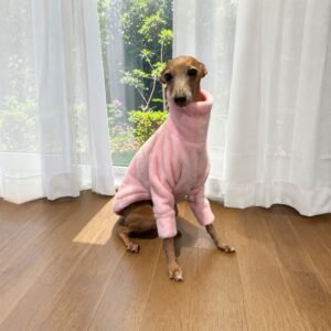Blusa fleece rosa bebê