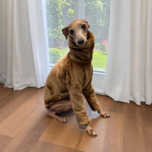 Blusa em fleece castor