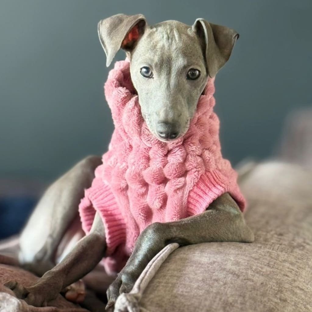 Colete em fleece canelado rosa bebê