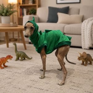 Colete dino verde