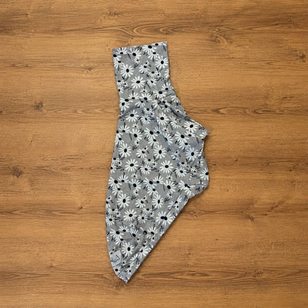 Regata floral suede de malha